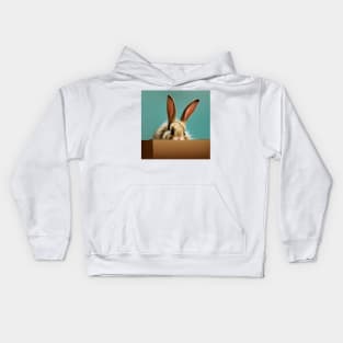 Bunny in a Box Kids Hoodie